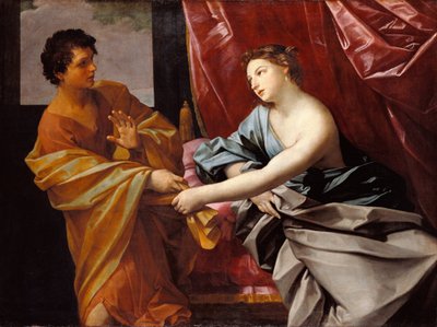 Jozef en de vrouw van Potifar door Guido Reni